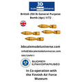 British 250 lb General Purpose Bomb (4pc) 1/72