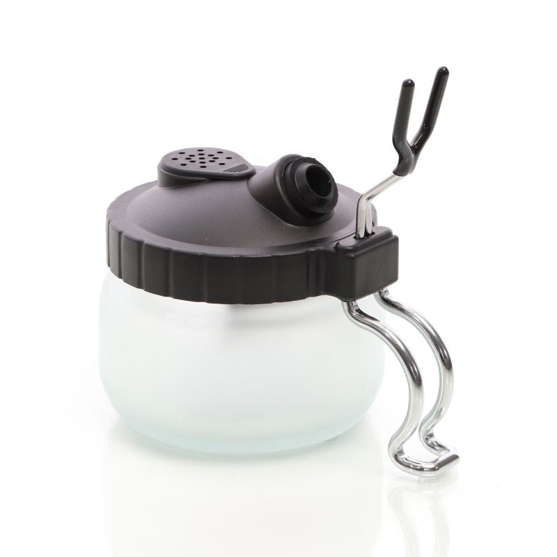Wiltch Airbrush Cleaning Pot Station Holder Paint Airbrush Hanger & Filter