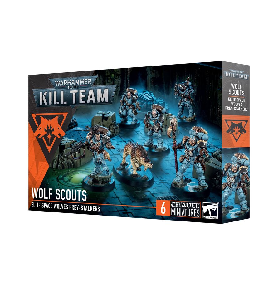 Warhammer 40,000: Killteam Wolf Scouts. Elite Space Wolves Prey-Stalkers