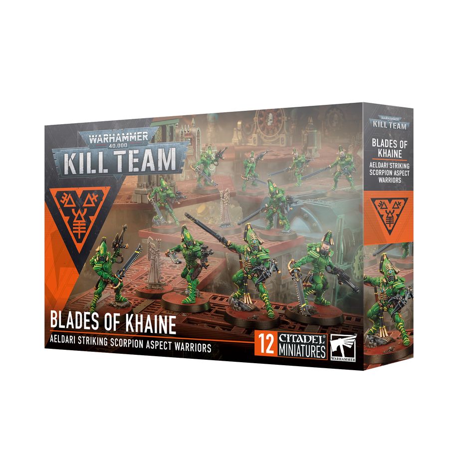 Warhammer 40,000: Killteam Blades of Khaine. Aeldari Stiking Scorpion Aspect Warriors