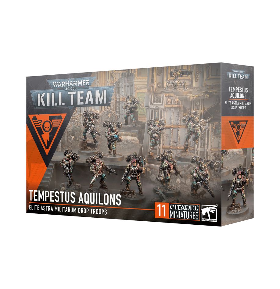 Warhammer 40,000: Killteam Tempestus Aquilons. Elite Astra Militarum Drop Troops