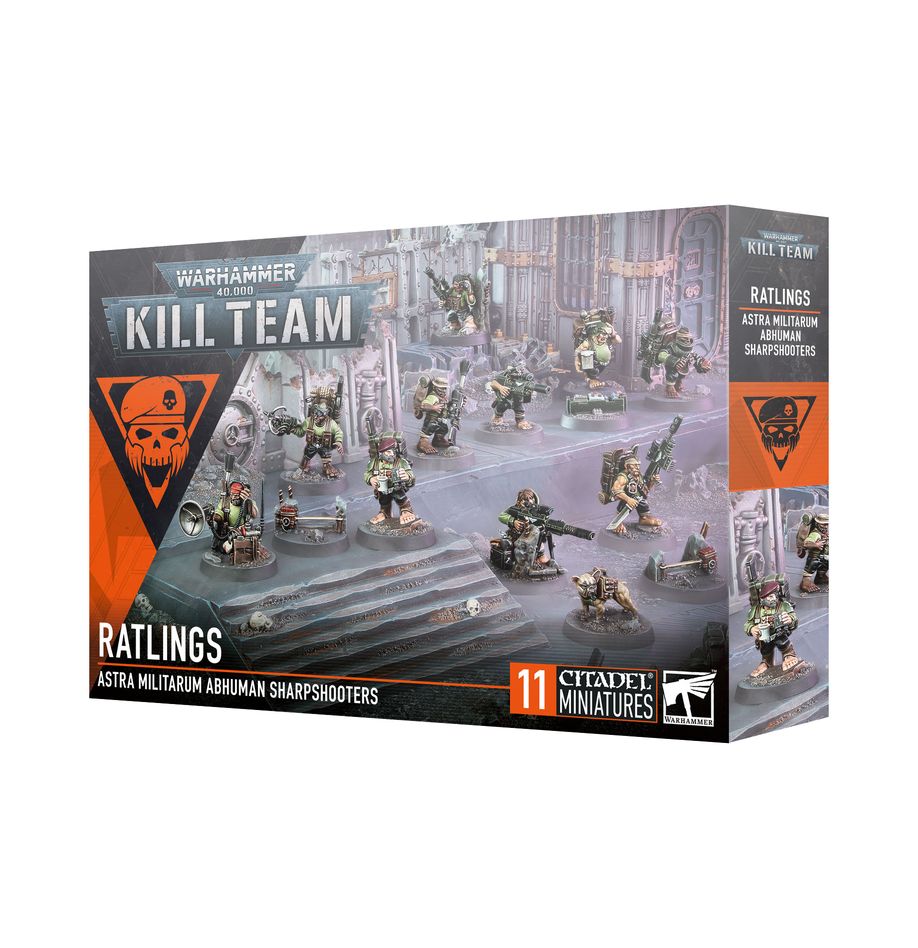 Warhammer 40,000: Killteam Ratlings. Astra Militarum Abhuman Sharpshooters