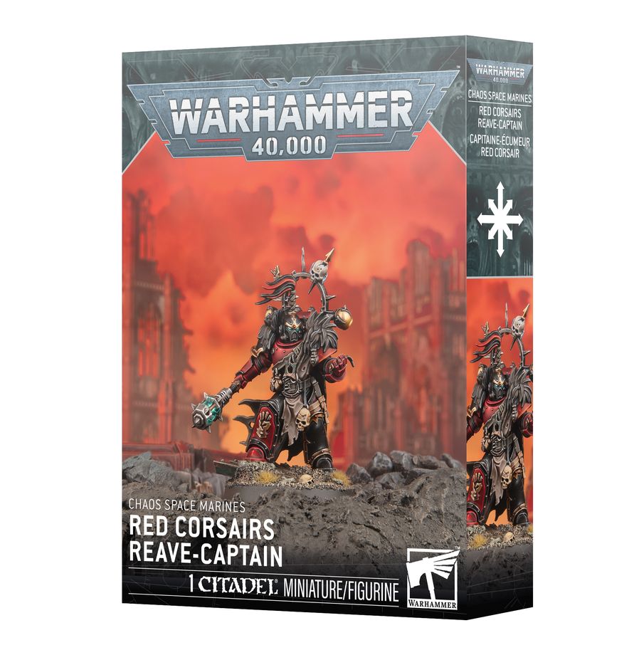 Warhammer 40,000. Chaos Space Marines. Red Corsairs Raeve-Captain