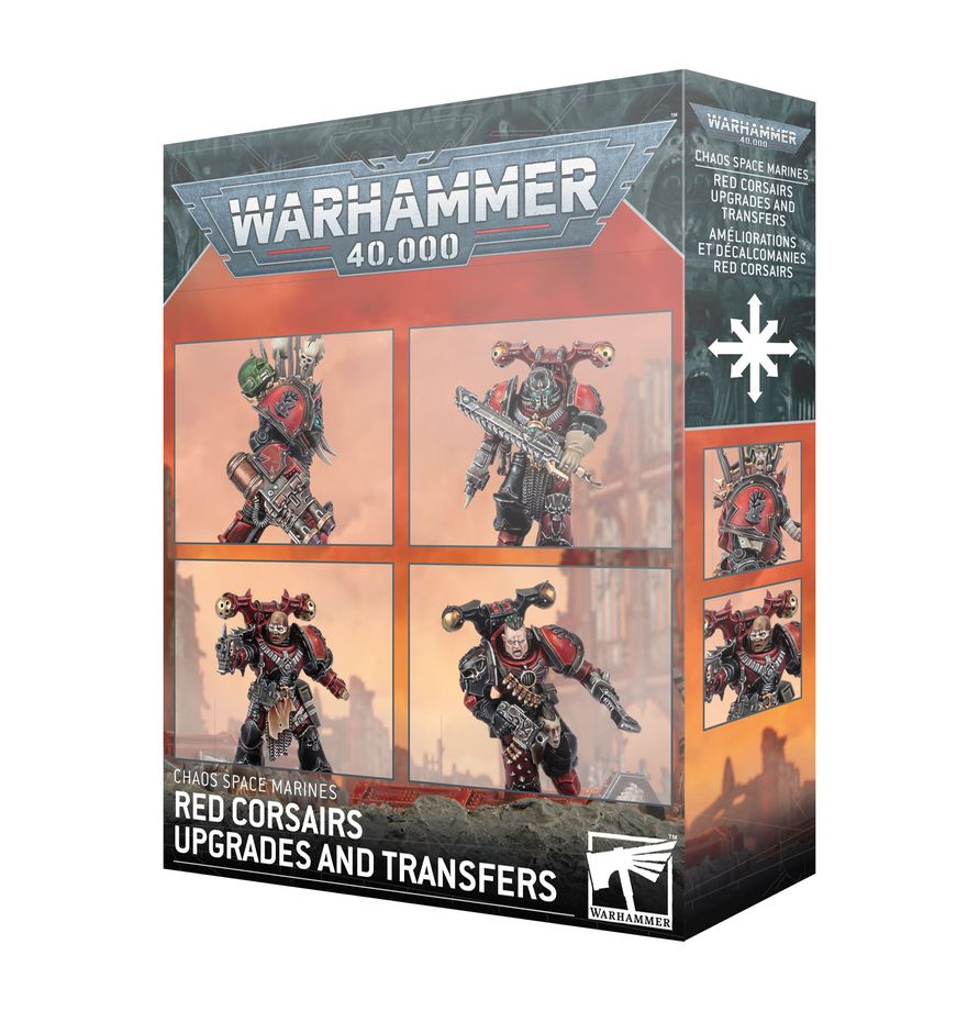 Warhammer 40,000. Chaos Space Marines. Red Corsairs Upgrades and Transfers