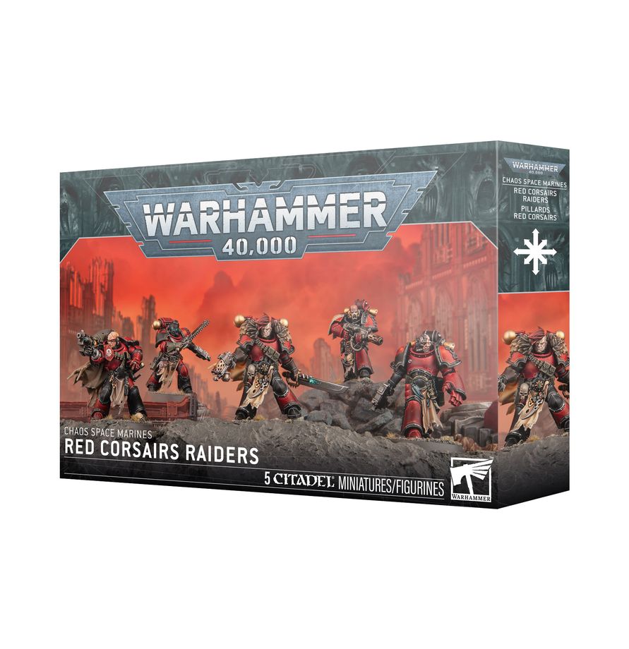 Warhammer 40,000. Chaos Space Marines. Red Corsairs Raiders