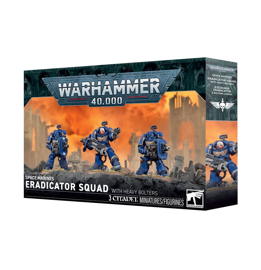 Warhammer 40,000. Space Marines. Eradicator Squad with Heavy Bolters
