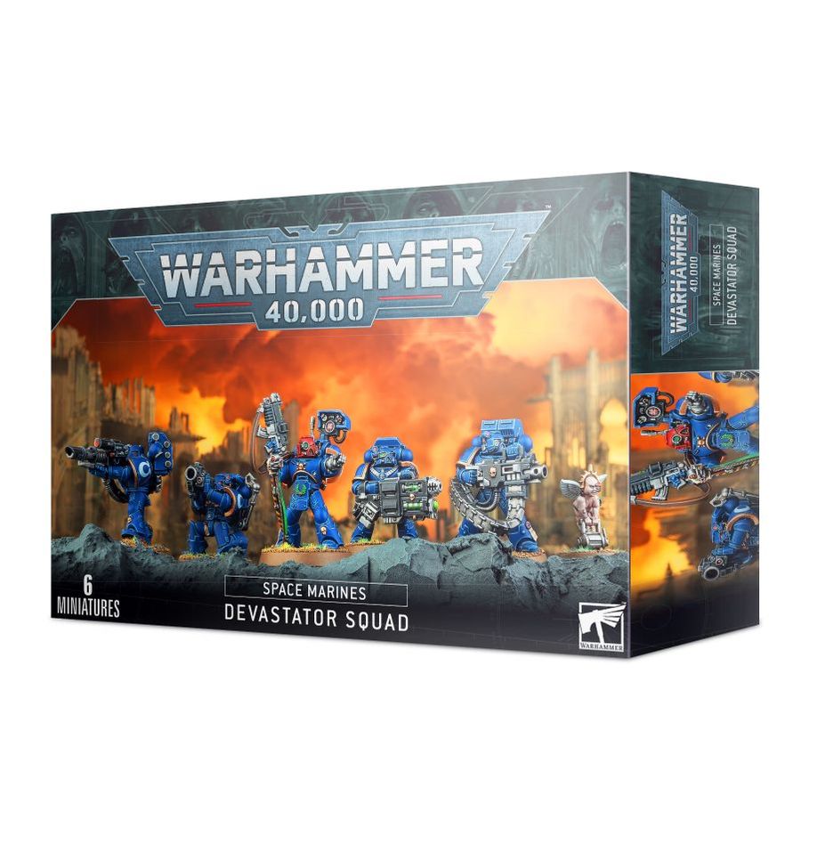 Warhammer 40K. Space Marines: Devastator Squad