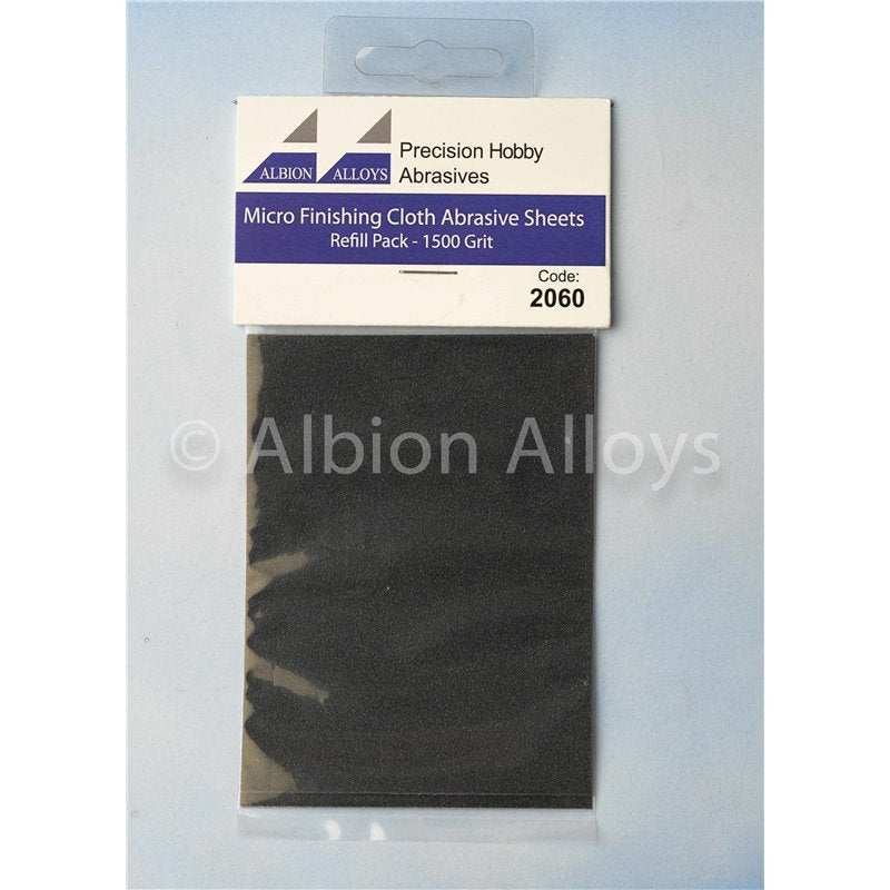 Micro Finishing Cloth Abrasive Sheets Refill Pack - 1500 Grit