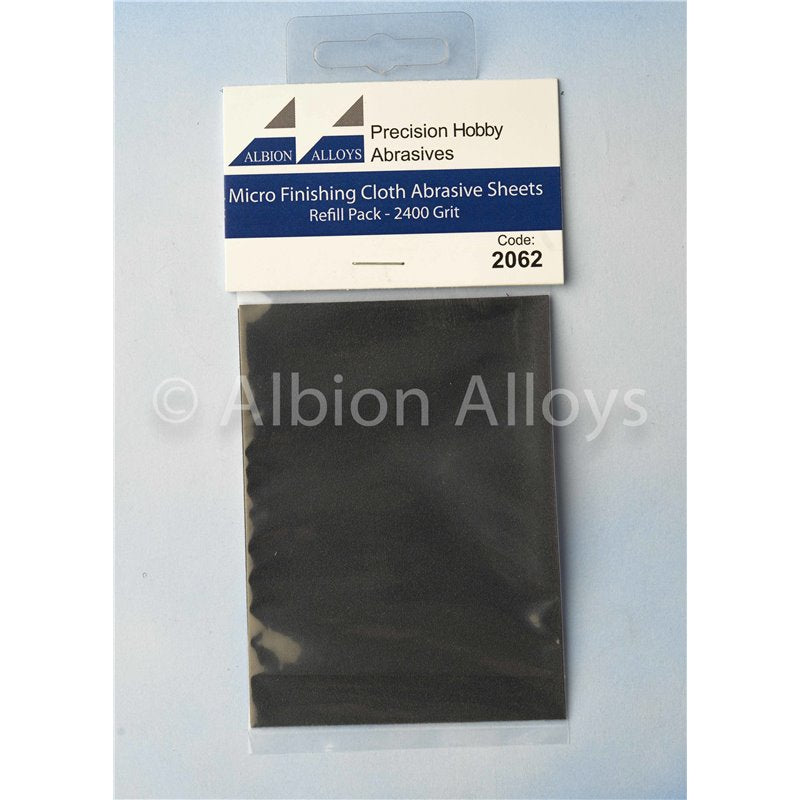 Micro Finishing Cloth Abrasive Sheets Refill Pack - 2400 Grit