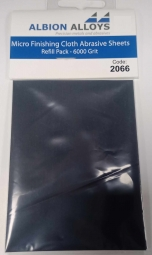 Micro Finishing Cloth Abrasive Sheets Refill Pack - 6000 Grit