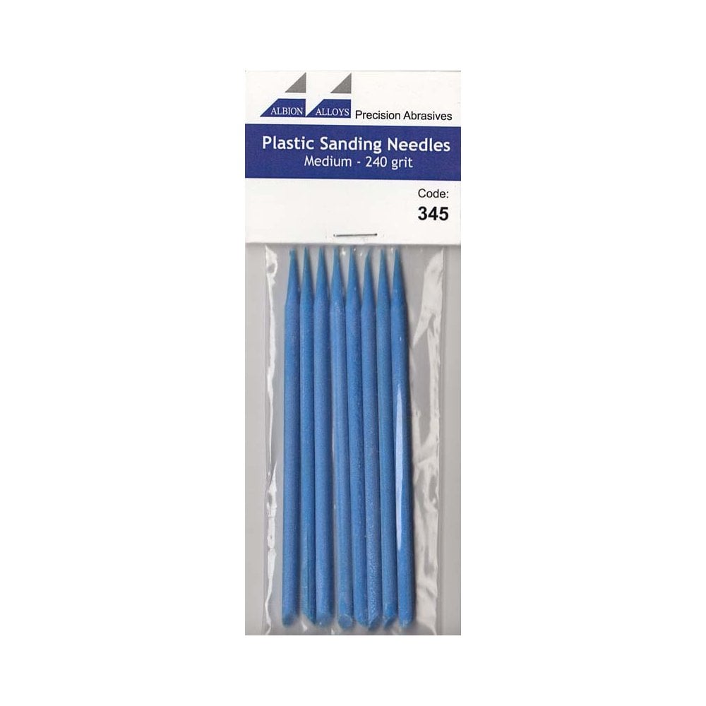Plastic Sanding Needles Medium - 240 Grit