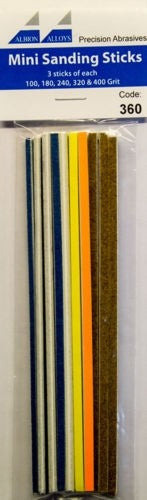 Mini Sanding Sticks Assorted 15 Pack