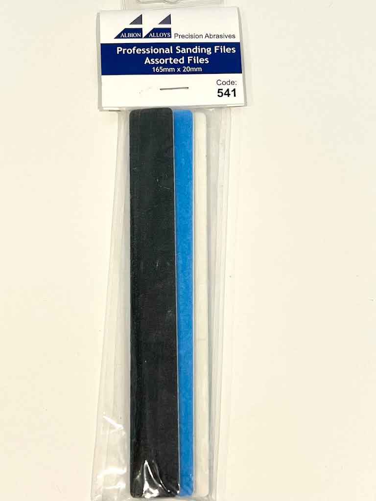 Professional Sanding Files. Assorted Files 165mm x 20mm