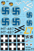 Aims Decals Bf 109 G-5/6 Finland 1/24