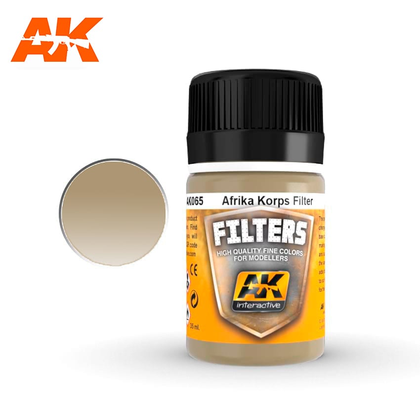 AK 065 Filters Light Brown For Desert Yellow