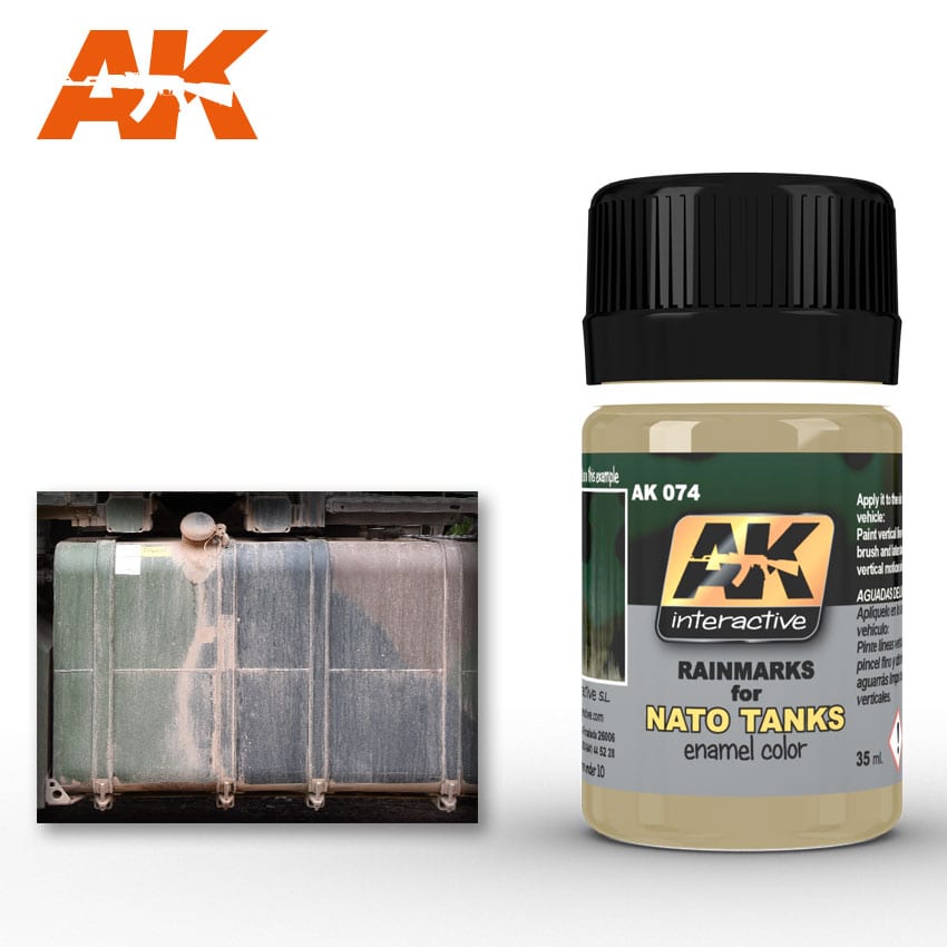 AK 074 Rainmarks for NATO Tanks