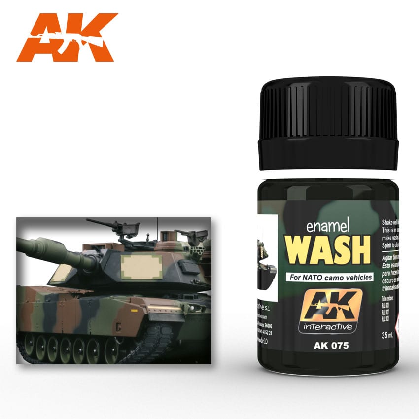 AK 075 Wash for NATO Camo Vehicles
