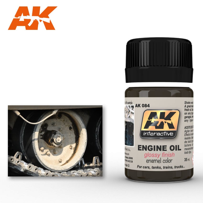 AK 084 Engine Oil for Cars, Tanks, Trains, Trucks