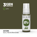AK 11386 S.C.C. No.15 Olive Drab