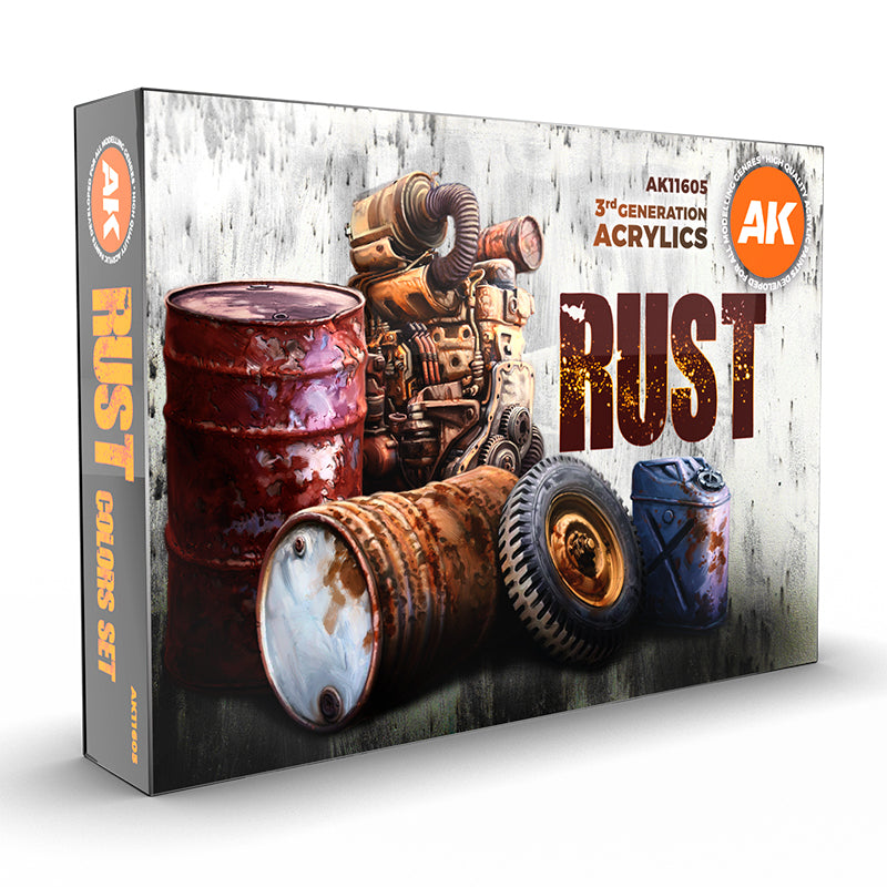 AK11605 Rust 3Gen acrylics Set