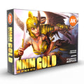AK11606 Non Metallic Metak Gold 3Gen acrylics Set