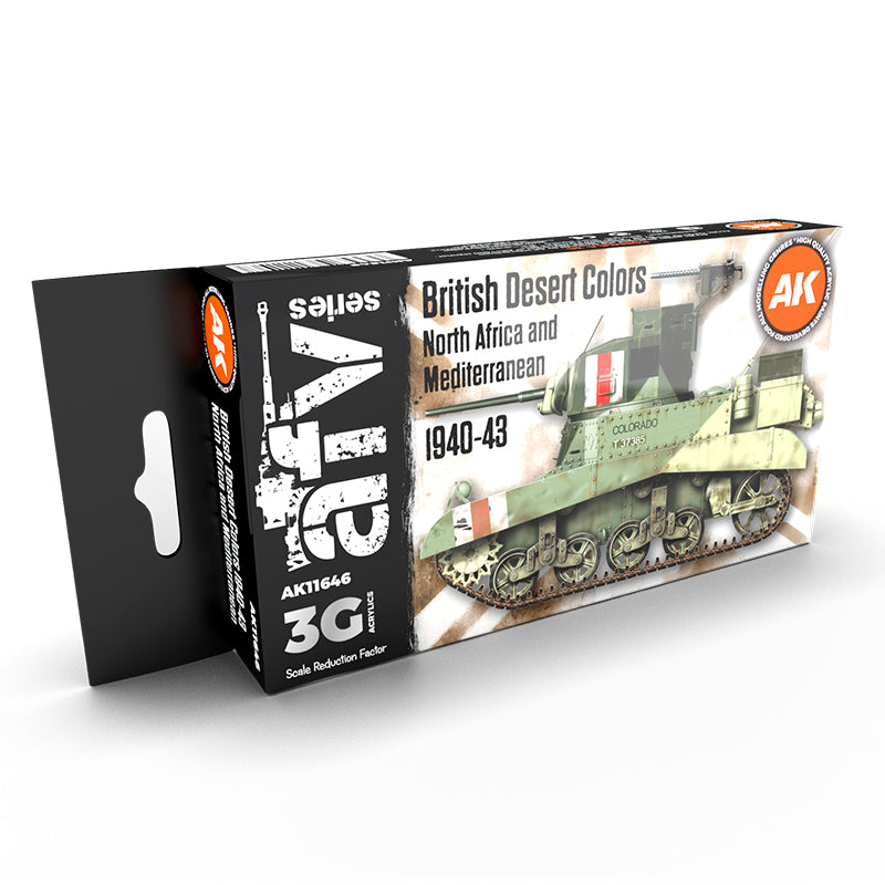 AK11646 British Desert Colors North Africa and Mediterranean 1940-43