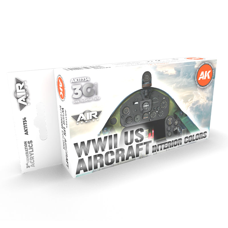 AK11734 WWII US Aircraft Interior Colors Set