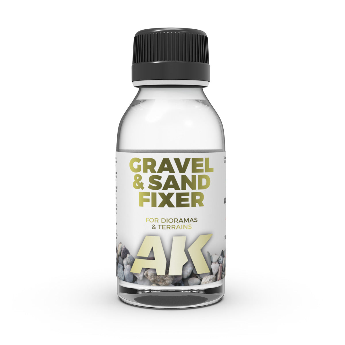 AK 118 Gravel & Sand Fixer 100ml.