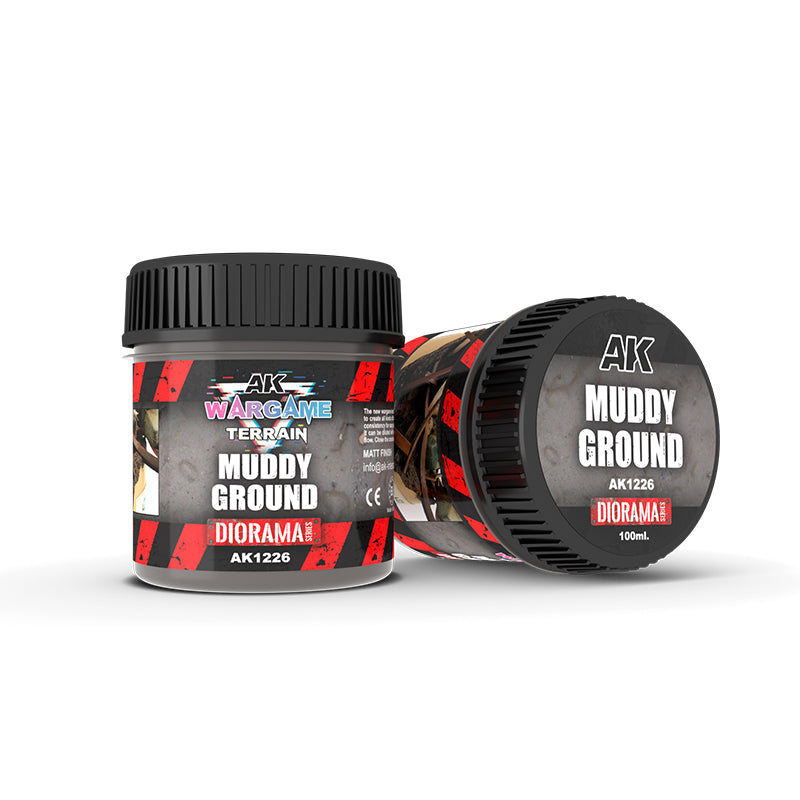 AK 1226 Wargame Terrain Muddy Ground 100ml