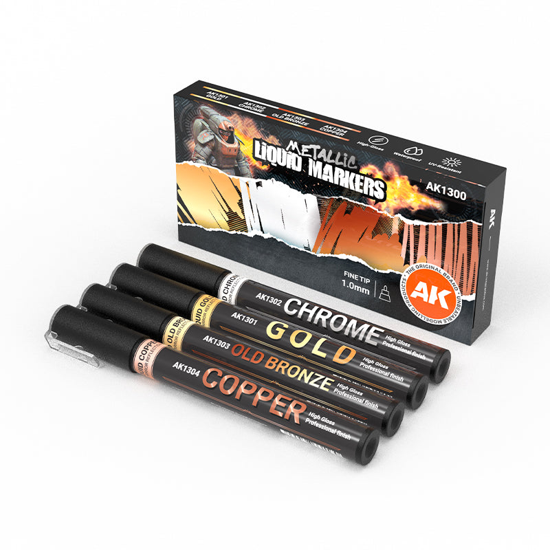 AK1300 Metallic Liquid Markers