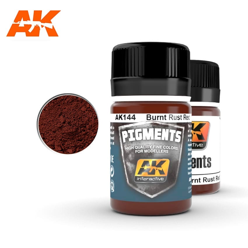 AK 144 Pigment Burnt Rust Red