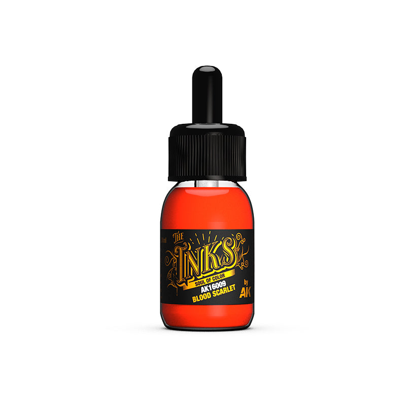 AK 16009 The Inks Blood Scarlet