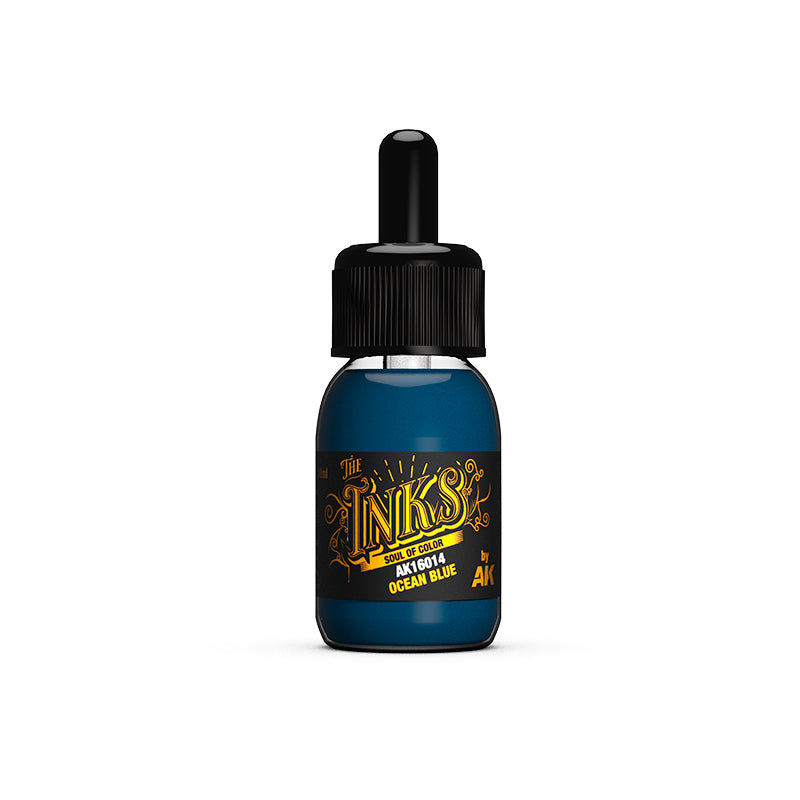 AK 16014 The Inks Ocean Blue