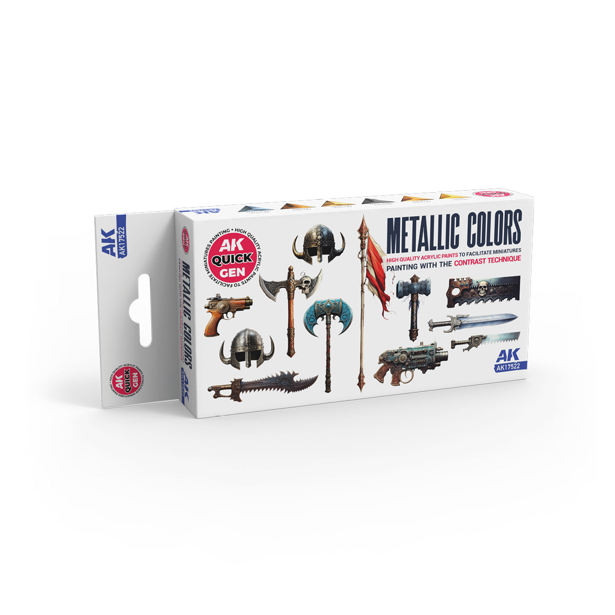 AK 17522 Metallic Colors Set Quick Gen