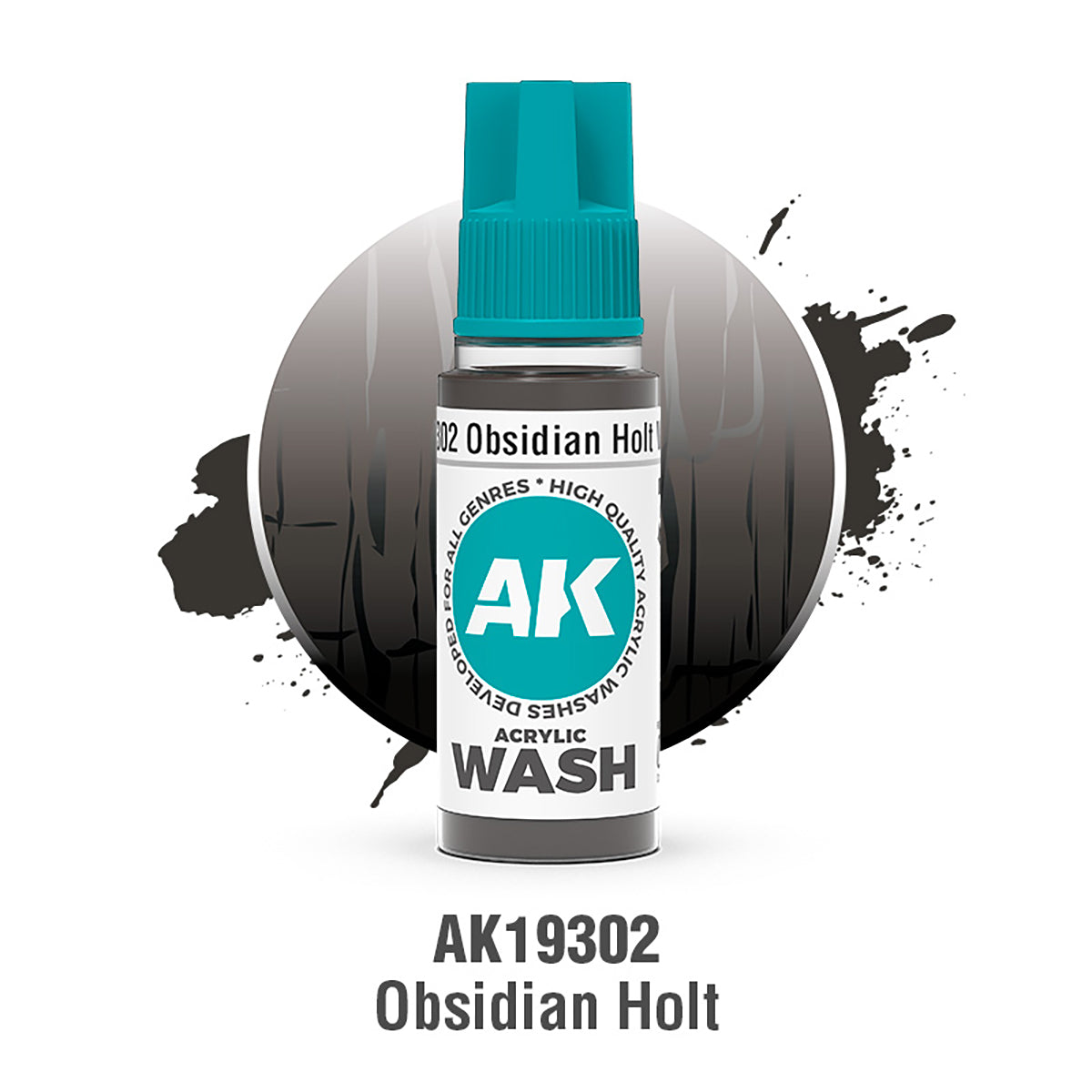 AK19302 Acrylic Wash Obsidian Holt Wash