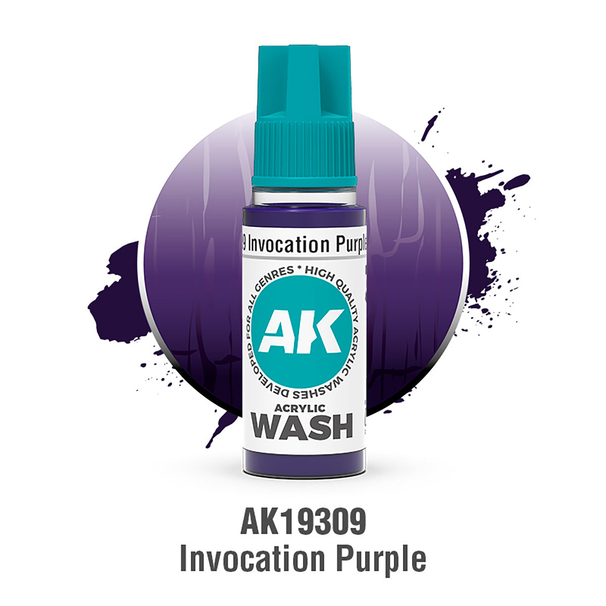 AK19309 Acrylic Wash Invocation Purple Wash