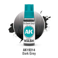 AK19314 Acrylic Wash Dark Grey Wash