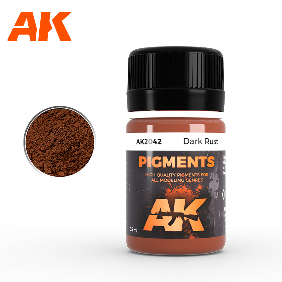 AK 2042 Pigment Dark Rust
