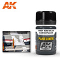 AK 2072 Paneliner for Grey and Blue Camouflage