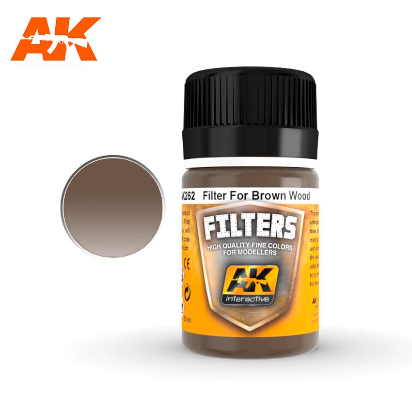 AK 262 Filters Red Brown for Wood