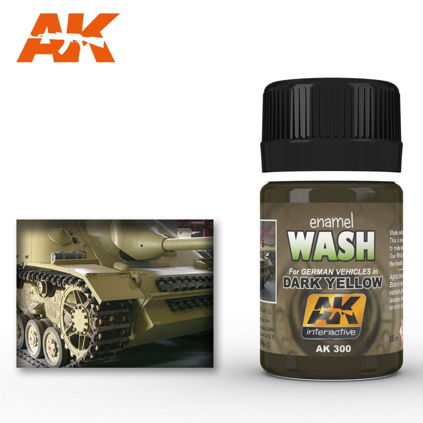 AK 300 Wash for German Vehicles in Dark Yellow