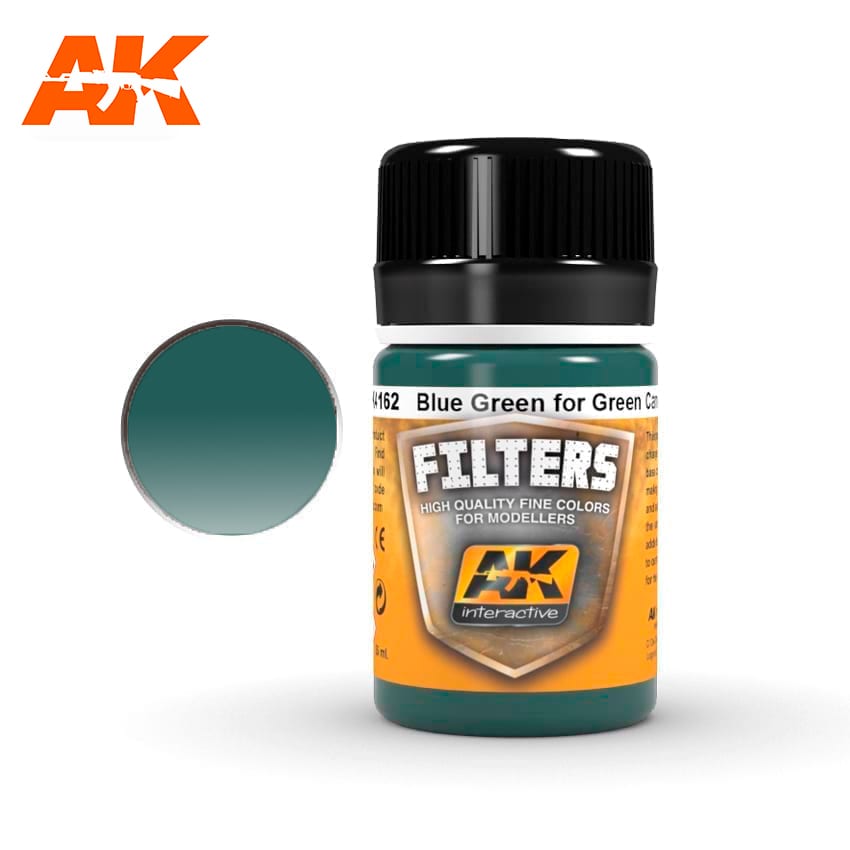 AK 4162 Filters Blue Green for Green Camo