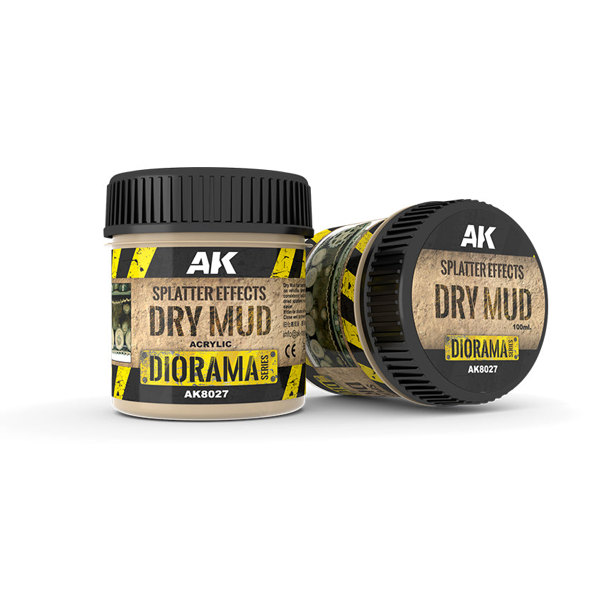 AK 8027 Splatter Effects Dry Mud 100ml