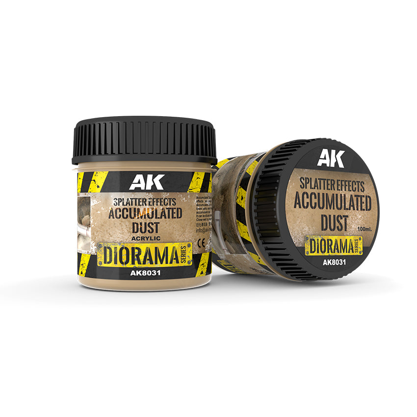 AK 8031 Splatter Effects Accumulated Dust 100ml