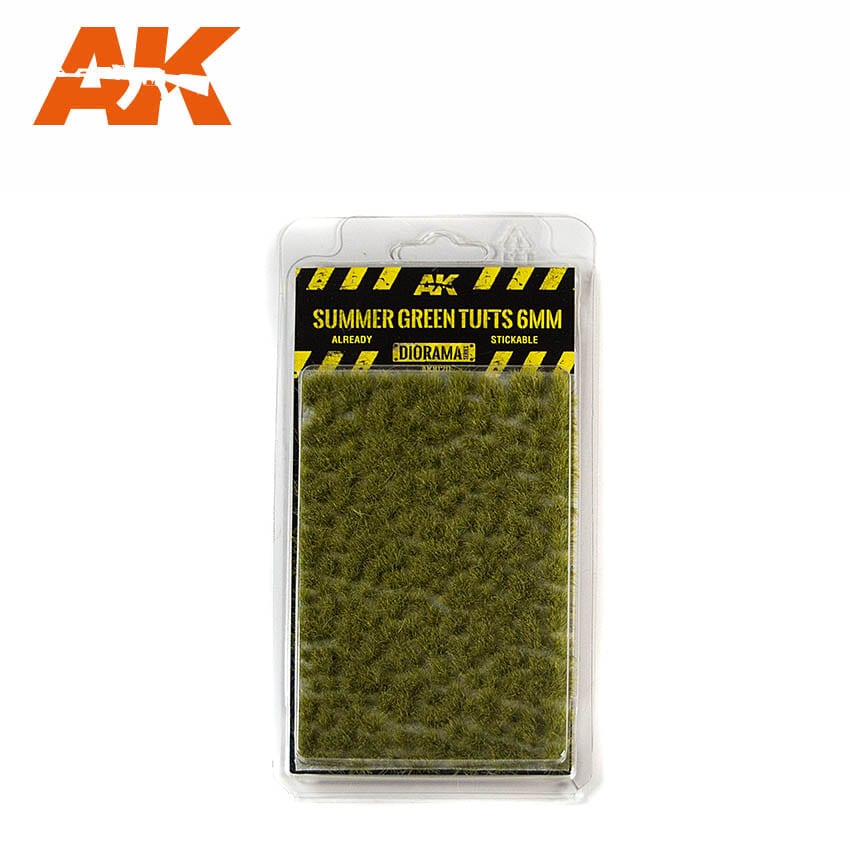 AK 8120 Summer Green Tufts 6mm