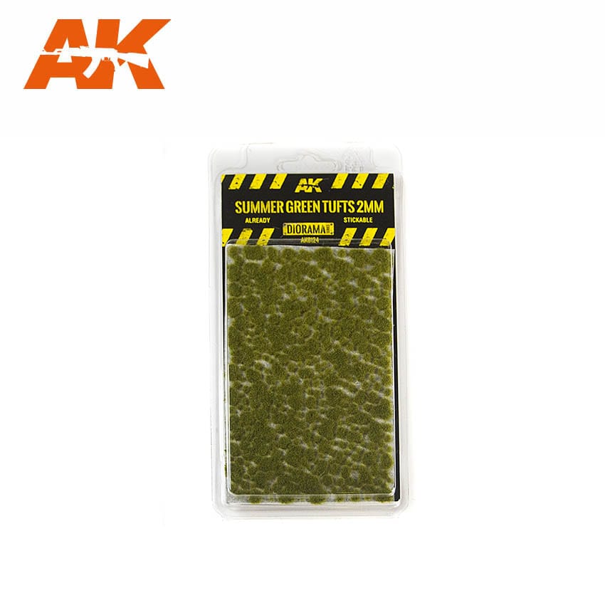 AK 8124 Summer Green Tufts 2mm