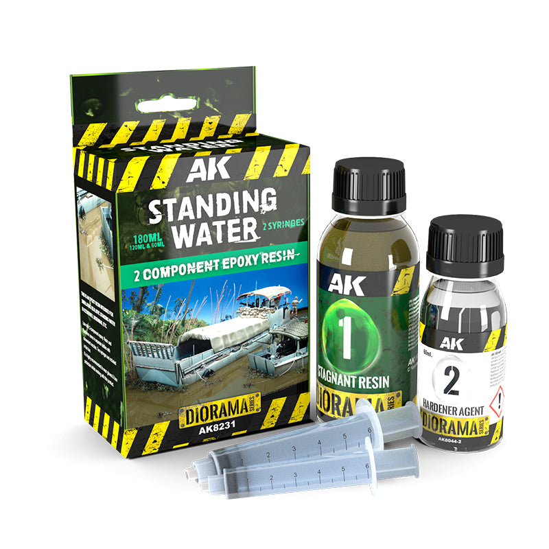 Ak 8231 Standing Water 2 Component Epoy Resin 180ml