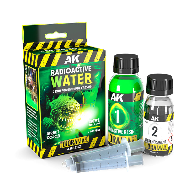 Ak 8232 Radioactive Water 2 Component Epoy Resin 180ml
