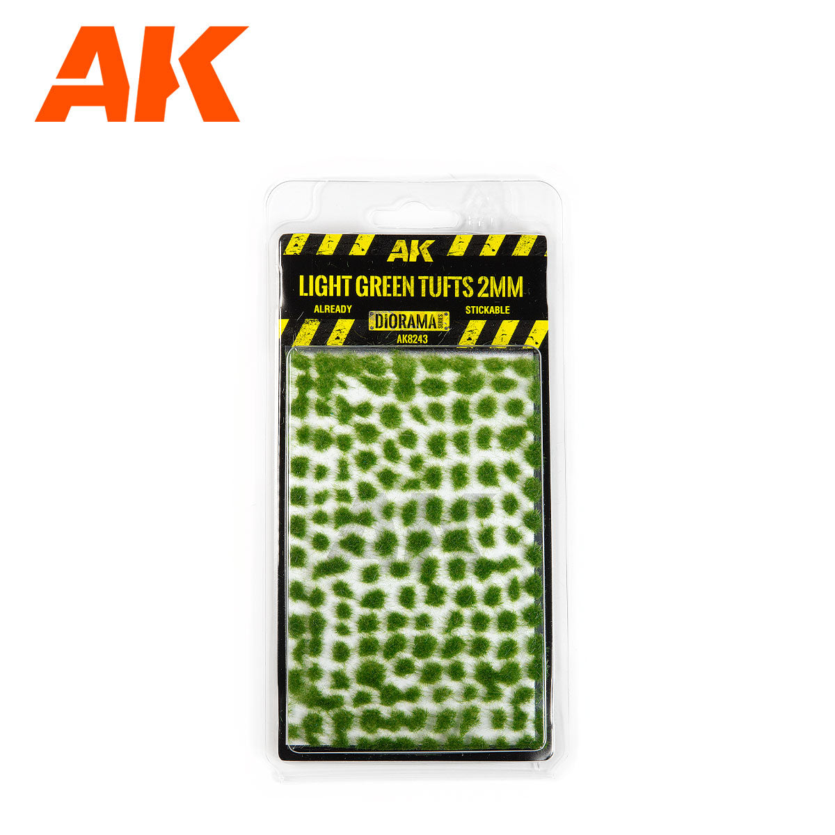 AK 8243 Light Green Tufts 2mm