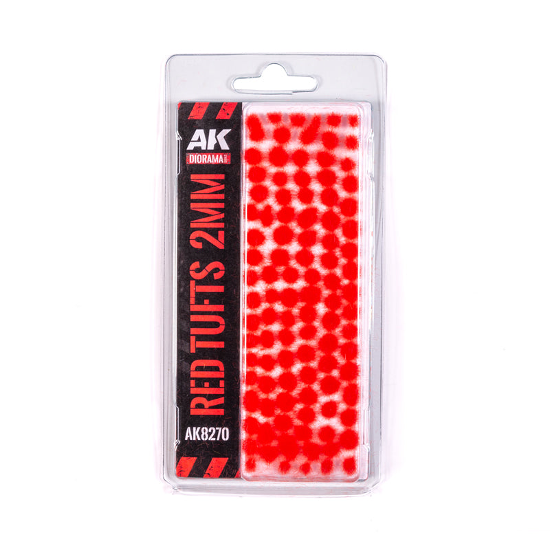 AK 8270 Red Tufts 2mm